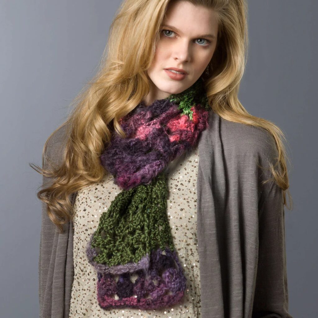 free crochet scarf pattern
