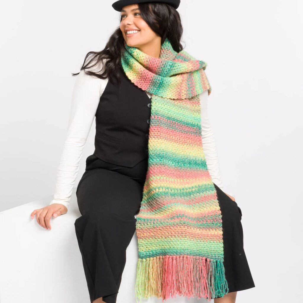 free crochet scarf pattern