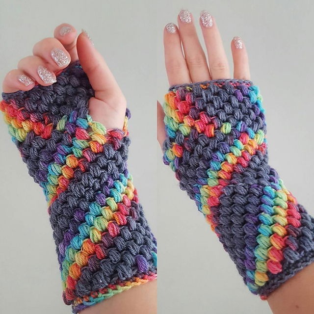 Free Crochet Fingerles Glove Patterns