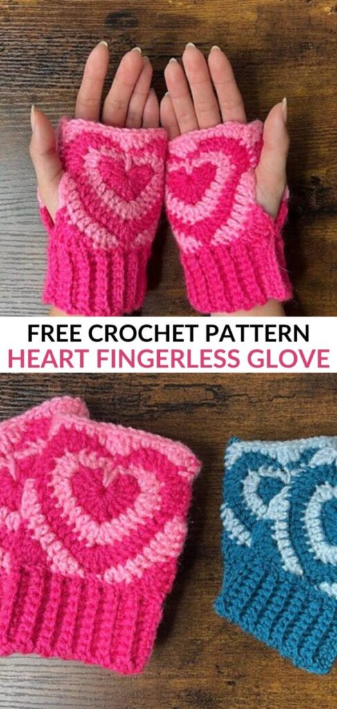 Free Crochet Fingerles Glove Patterns 
