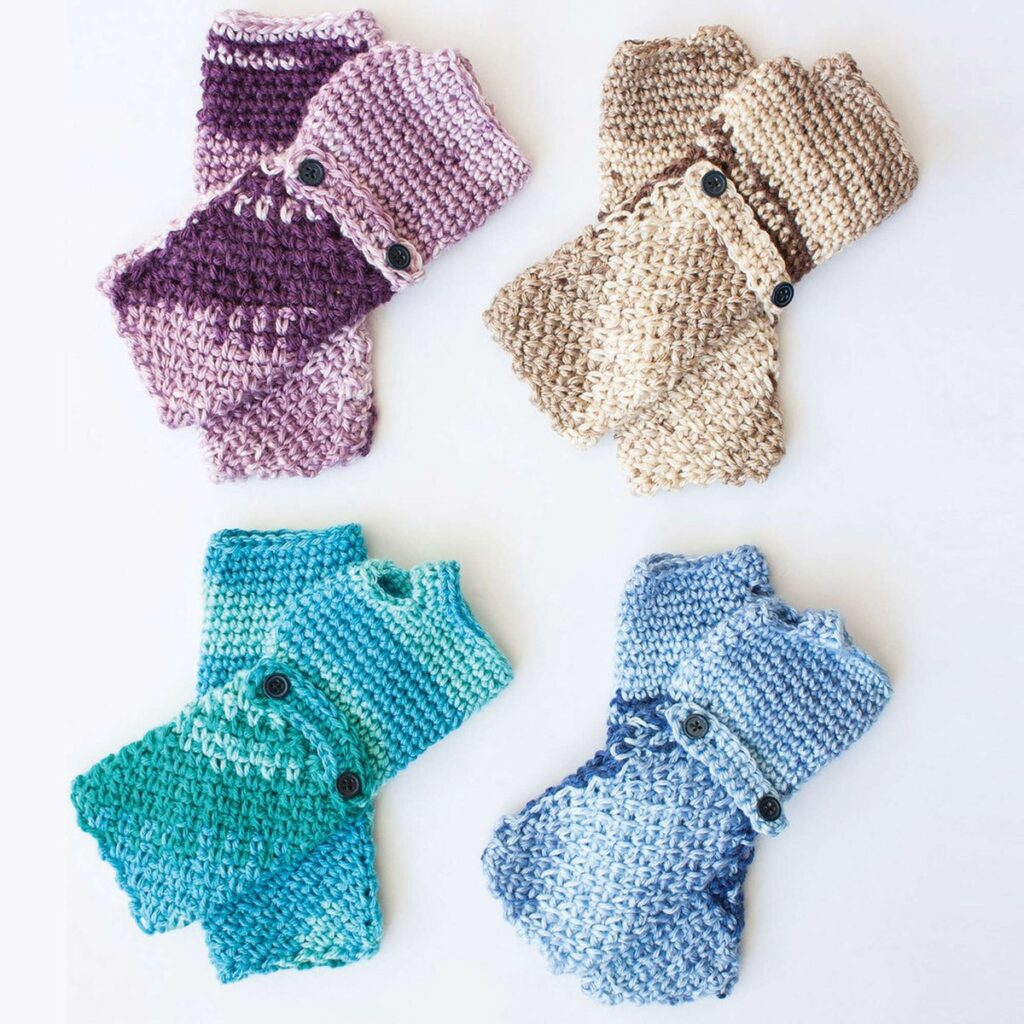 Free Crochet Fingerles Glove Patterns