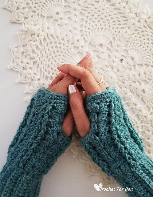 Free Crochet Fingerles Glove Patterns