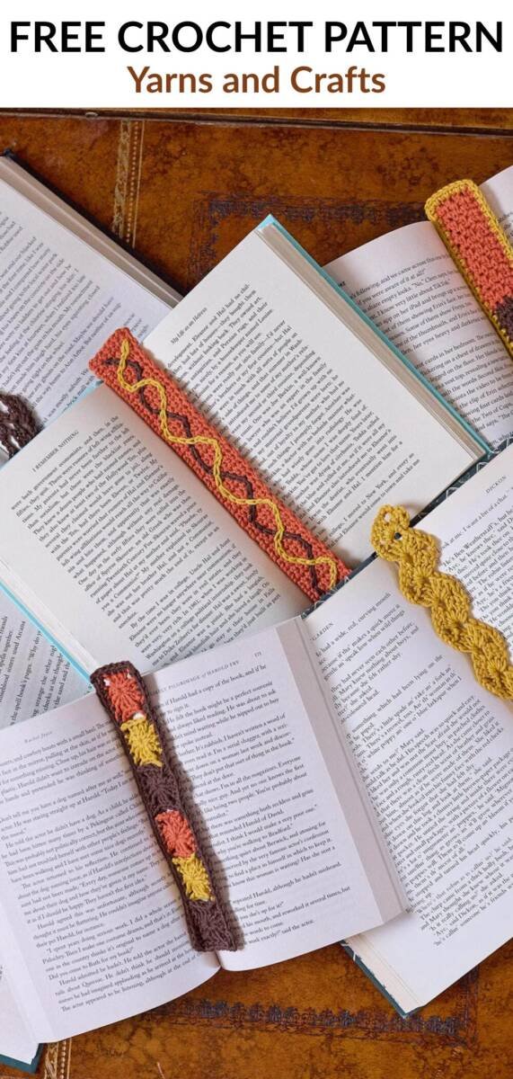 35 Free and Easy Crochet Bookmark Patterns | Yarns and Crafts
