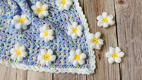 Free crochet daisy patterns