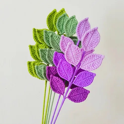 free crochet leaf patterns