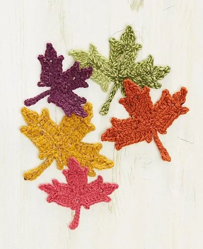 free crochet leaf patterns