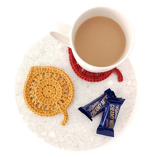 free crochet leaf patterns