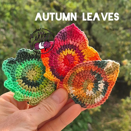 free crochet leaf patterns