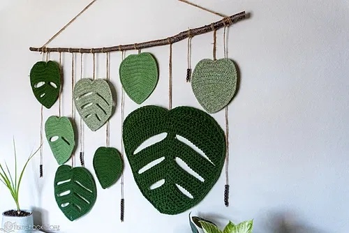 free crochet leaf patterns