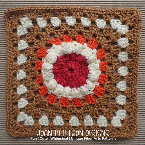 Free Crochet Puff Flower Patterns