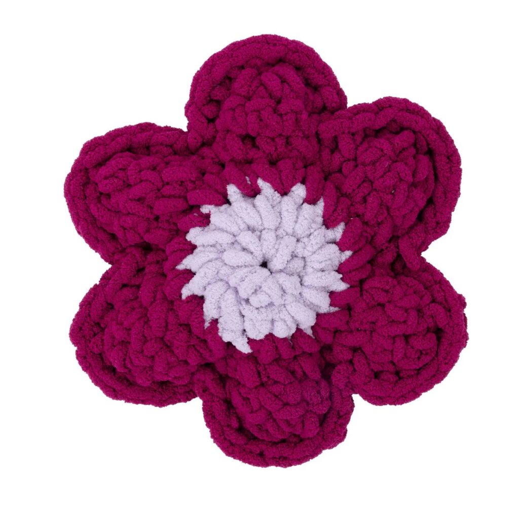 Free Crochet Puff Flower Patterns