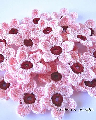 Free Crochet Puff Flower Patterns
