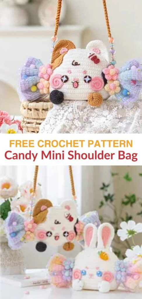 free crochet shoulder bag patterns Pinterest