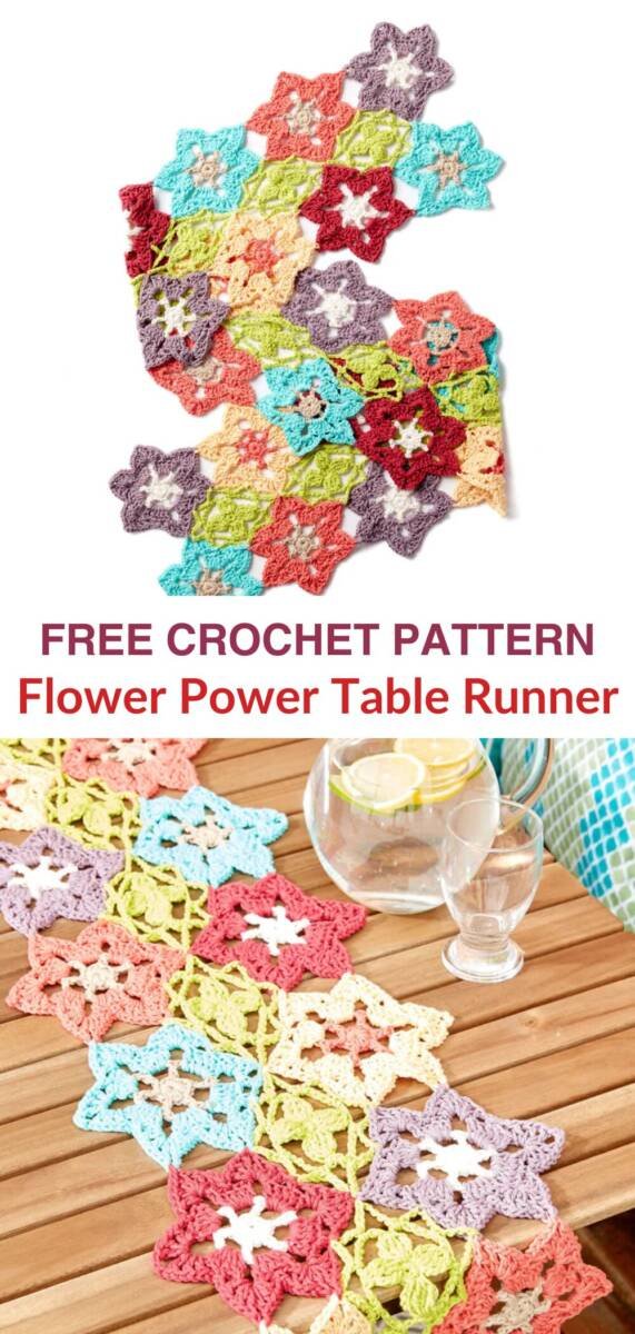 27 Free and Easy Crochet Table Runner Patterns | Yarns and Crafts