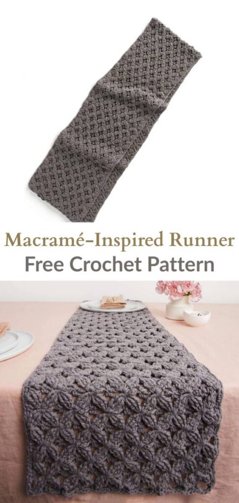 free crochet table runner patterns Pinterest