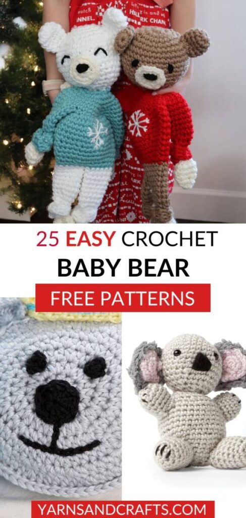 Free Crochet Baby Bear Patterns Pinterest