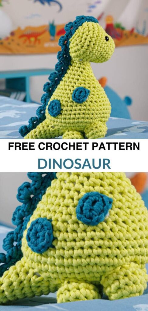 Free Crochet Dinosaur Patterns Pinterest