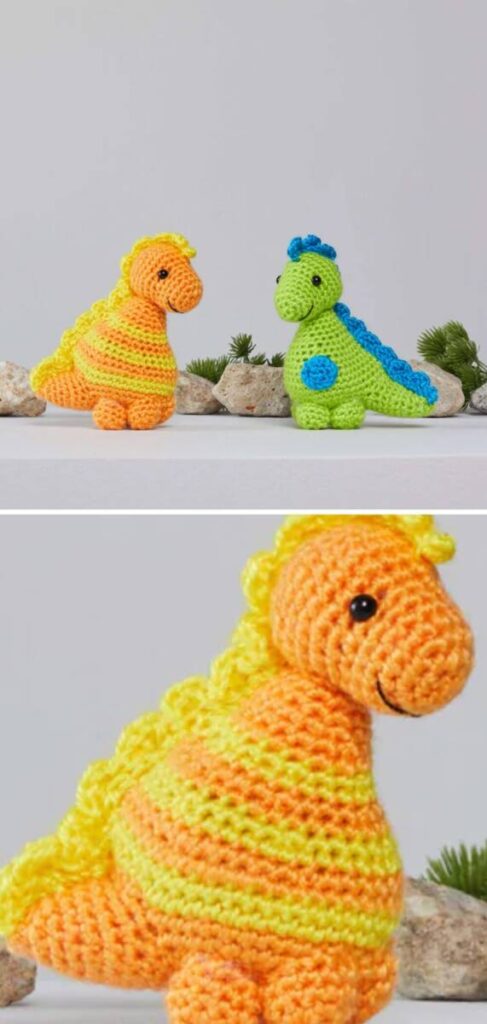 Free Crochet Dinosaur Patterns Pinterest