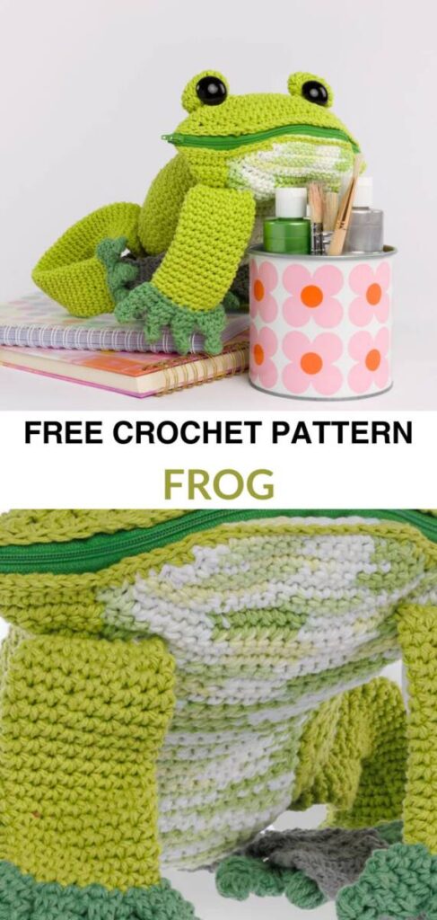Free Crochet Frog Patterns Pinterest