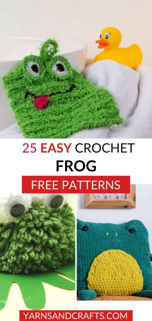 Free Crochet Frog Patterns Pinterest
