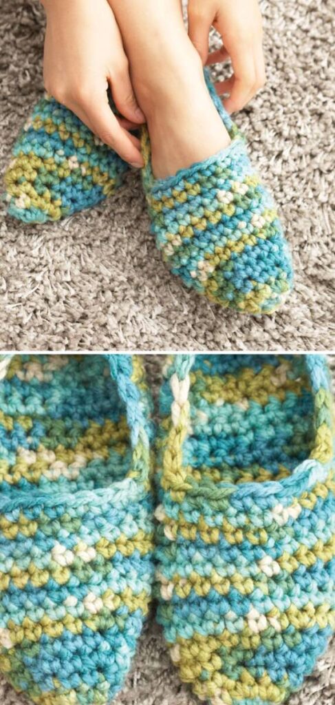 Free Crochet Summer Slippers Patterns Pinterest