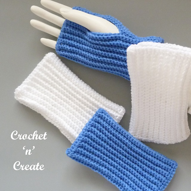 Free Crochet Fingerles Glove Patterns