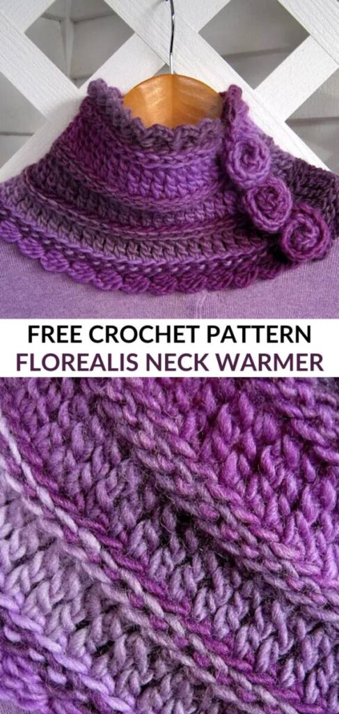 Free Crochet Neck Warmer Pattern Pinterest