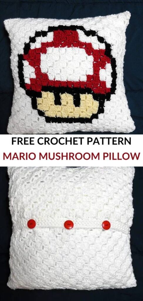 Free Crochet Mushroom Pillow Patterns Pinterest