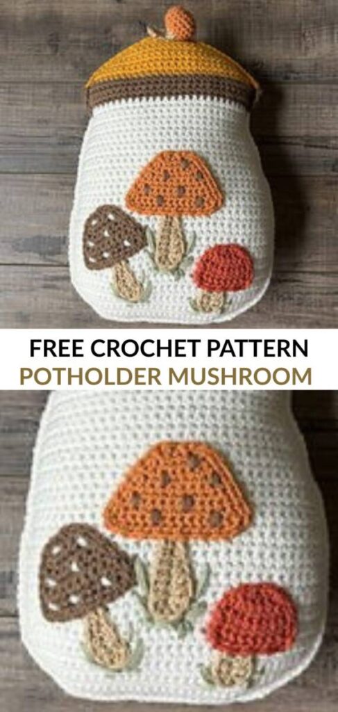 Free Crochet Mushroom Pillow Patterns Pinterest