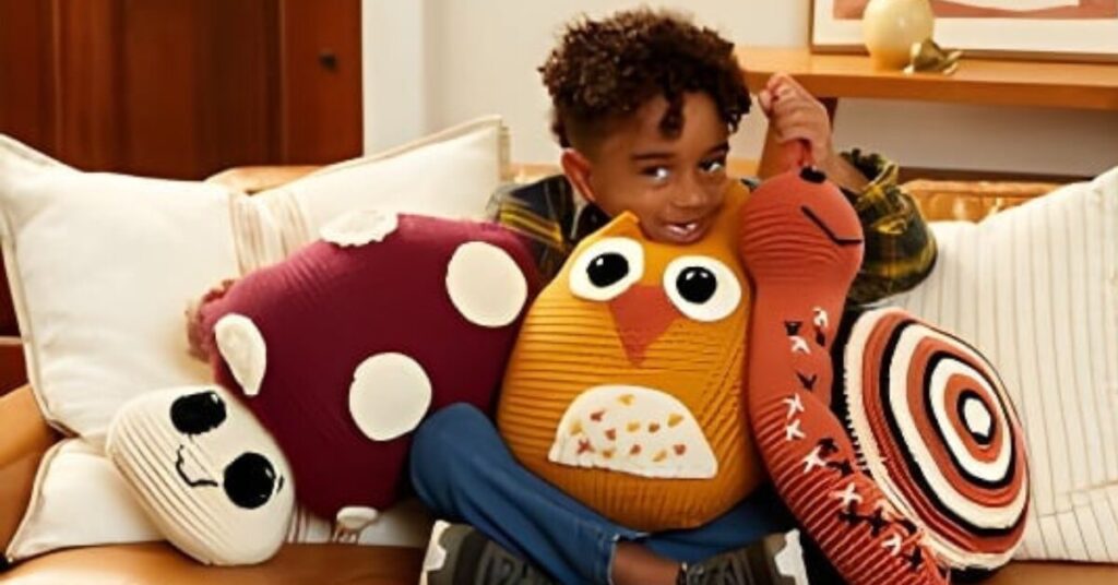 Free Crochet Mushroom Pillow Patterns Featured Image