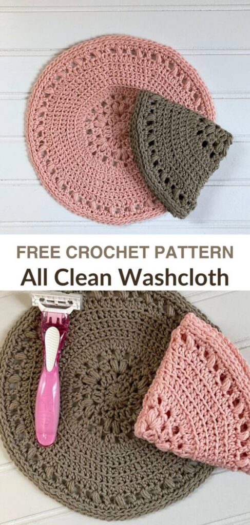 Free crochet washcloth patterns Pinterest