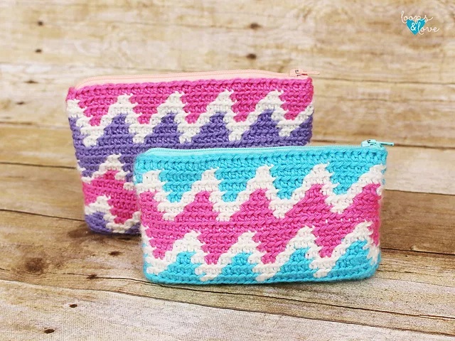 Free crochet zipper pouch patterns