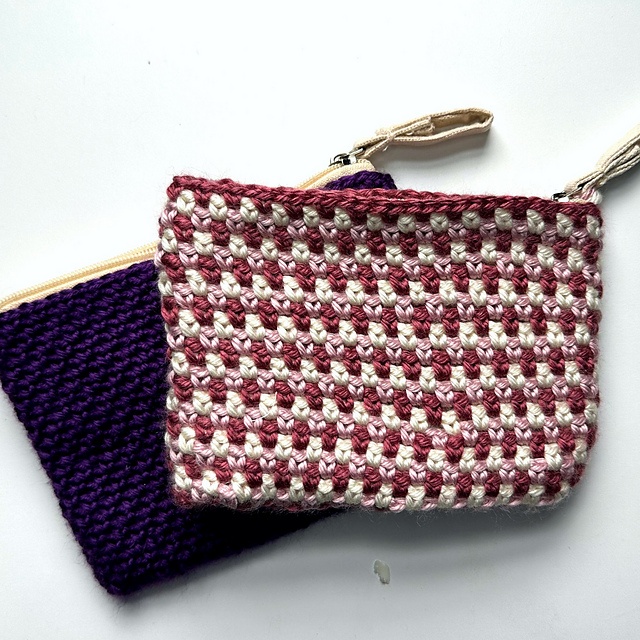 Free crochet zipper pouch patterns