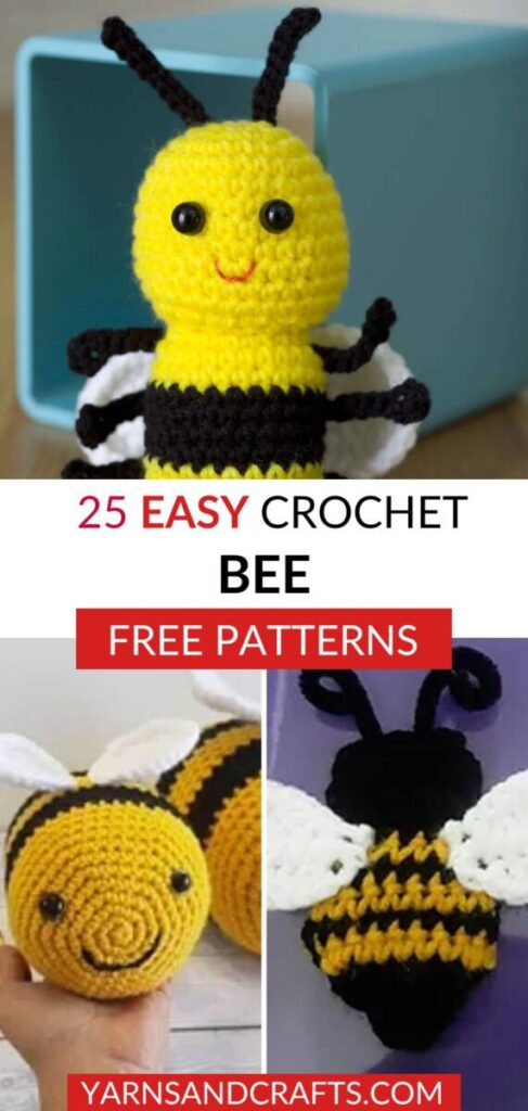 Free Crochet Bee Patterns Pinterest