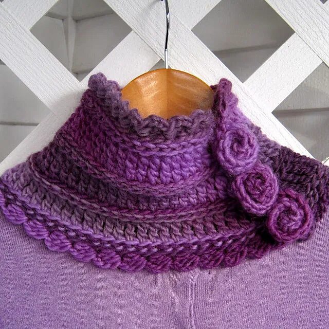 Free Crochet Neck Warmer Pattern Pinterest
