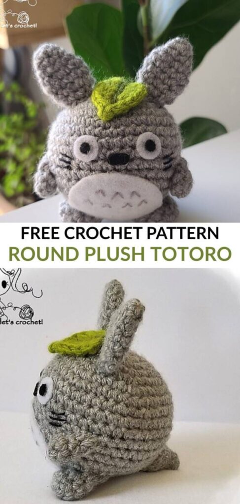Free Crochet Totoro Pattern Pinterest