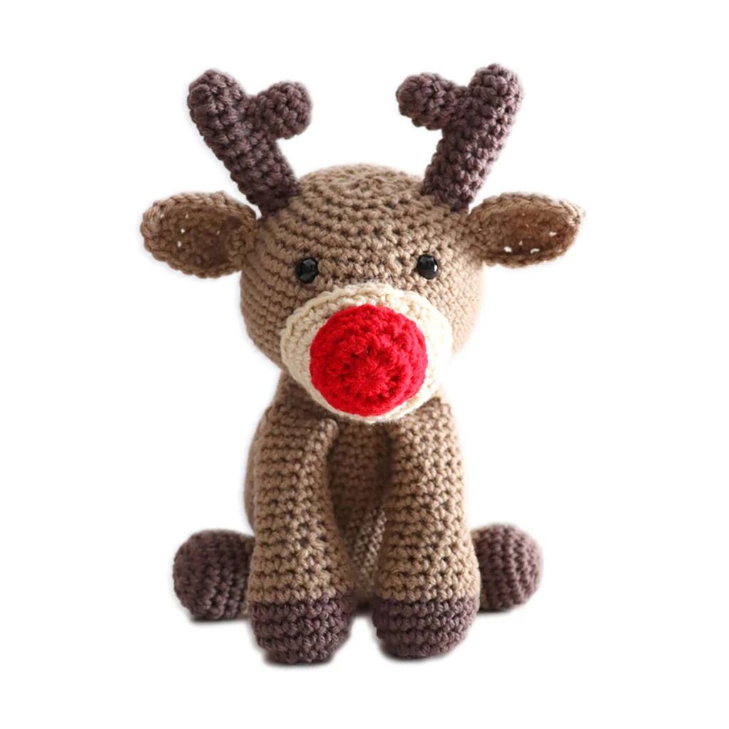 Free Crochet Pocket Reindeer Patterns