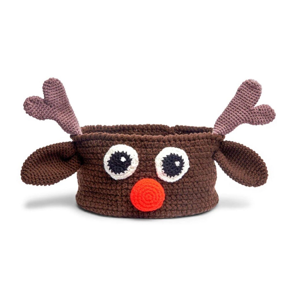Free Crochet Pocket Reindeer Patterns