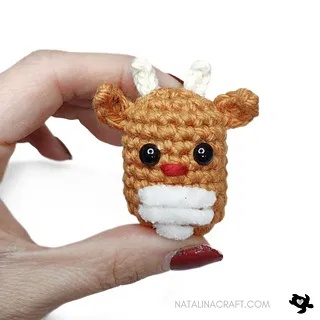 Free Crochet Pocket Reindeer Patterns