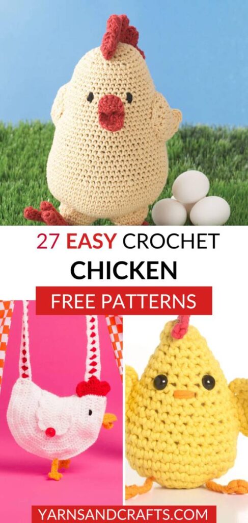 Free Crochet Chicken Patterns Pinterest