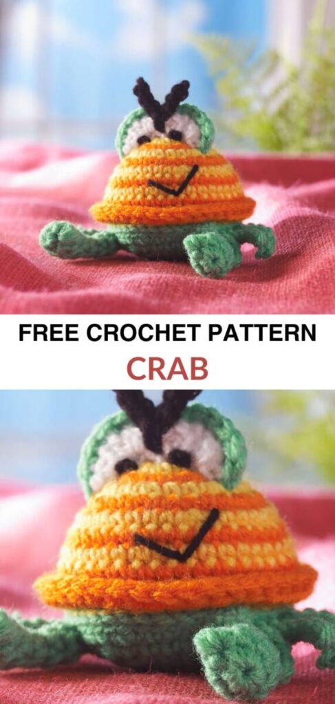 Free Crochet Crab Patterns Pinterest