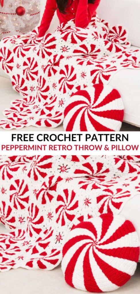 Free Crochet Retro Throw & Pillow Patterns