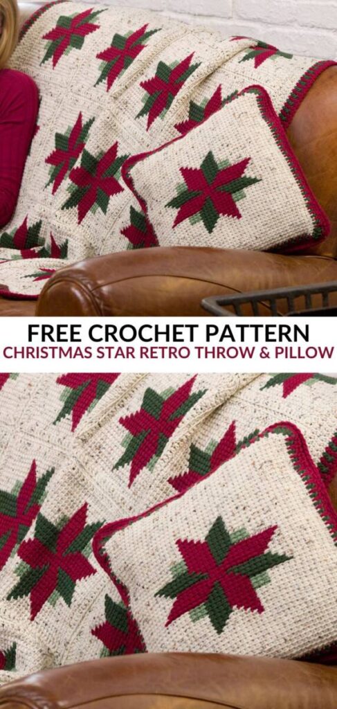 Free Crochet Retro Throw & Pillow Patterns Pinterest