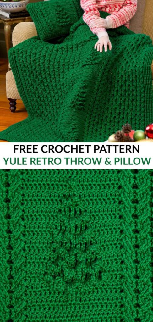 Free Crochet Retro Throw & Pillow Patterns Pinterest