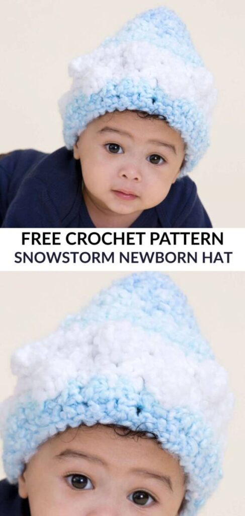 Free Crochet Newborn Hat Pattern Pinterest 