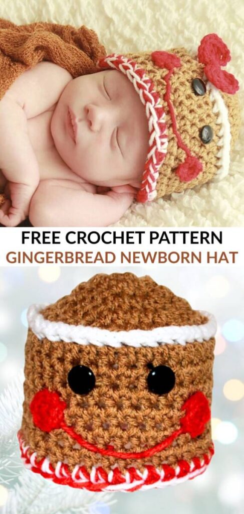 Free Crochet Newborn Hat Pattern Pinterest 
