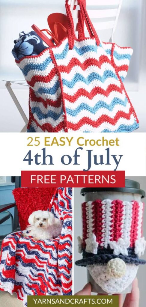 free crochet 4th of July patterns Pinterest