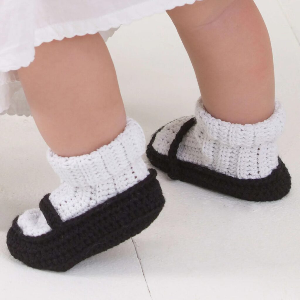 Free Crochet Booties Pattern