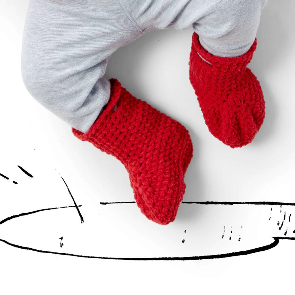 Free Crochet Booties Pattern