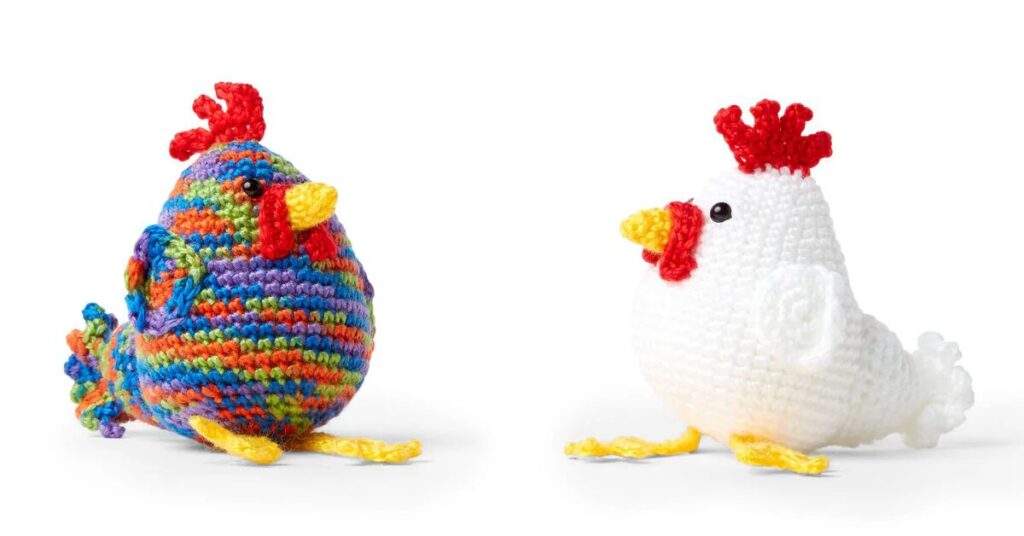 Featured image free crochet chicken pattern